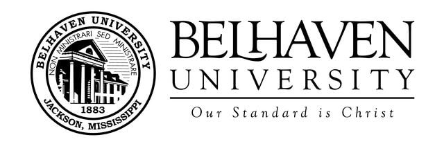 Logo for Belhaven University of Jackson, Mississippi - Our Standard is Christ
